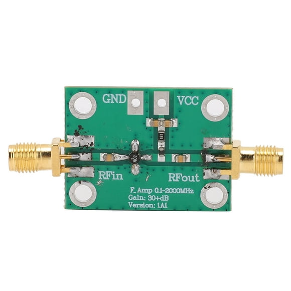 Módulo de placa LNA de amplificador de banda ancha RF de 0,1 a 2000 MHz con ganancia de 30 dB y bajo ruido