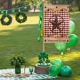 thumbnail image 6 of Farmhouse Barn Star Sunflower Garden Flags for Outside Red Buffalo Plaid Double Sided Yard Flags Outdoor House Decoration, Small 12X18 Inch,, 6 of 9