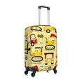 thumbnail image 3 of Uemuo Funny Construction Vehicles Printed Washable Luggage Cover - Fashion Suitcase Protector Fits 18-32 Inch Luggage -Medium, 3 of 9