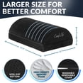 thumbnail image 4 of Foot Rest ComfiLife, espuma viscoelástica de altura ajustable, color negro, 4 of 8