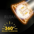 thumbnail image 6 of Ruiandsion 1156 BA15S Warm White LED Bulb 48V DC 360LM for Automotive Signal Lighting in Trucks Boats,(pack of 2), 6 of 7