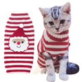 thumbnail image 1 of Jersey con forma de gato BOBIBI, prenda de punto cálida para Papá Noel, tamaño mediano, para Navidad, 1 of 5