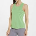 thumbnail image 6 of Otvok Women Solid-Color Casual Sports Elastic Fashionable T-Shirt Round-Neck Tank Top, 6 of 6