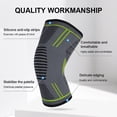 thumbnail image 2 of GTUBIKE 1PCS Genouillère de Compression Élastique Genouillères Ressorts Protecteur de Sport Gym Basketball Volleyball Course, 2 of 6