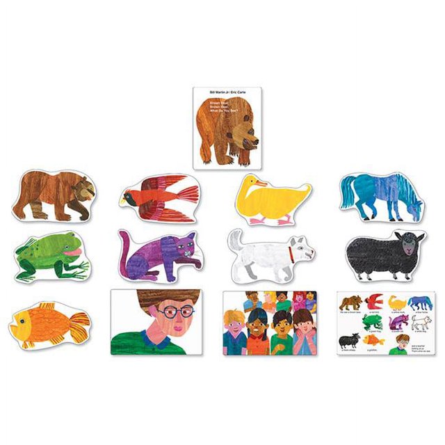 Carson Dellosa CD-110134BN Ensemble de Tableau d'Affichage Ours Brun - Lot de 2