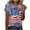 Blue a6, variant on LWITHSZG Patriotic Shirts for Women American Flag Printed Short Sleeve T Shirt 4th of July Independence Day Graphic Tees