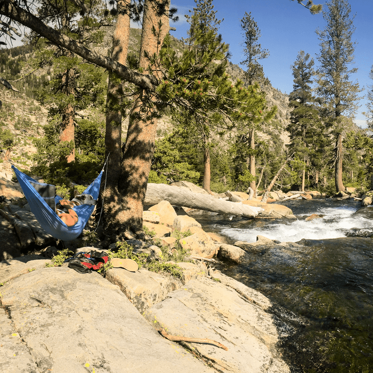 Hummingbird Hammocks Ultralight Single Hammock, Sunset Orange