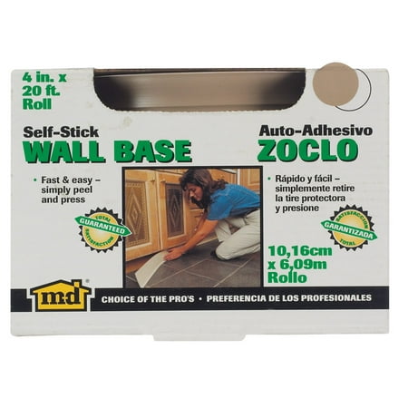 

M-D Building Products 4 in. x 20 ft. L Self-Stick Vinyl Wall Base Desert Beige