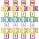 thumbnail image 1 of Juego de Rayuela Educativas Numerix 4 Juegos de Pegatina de Número PVC Mediano Multicolor, 1 of 4