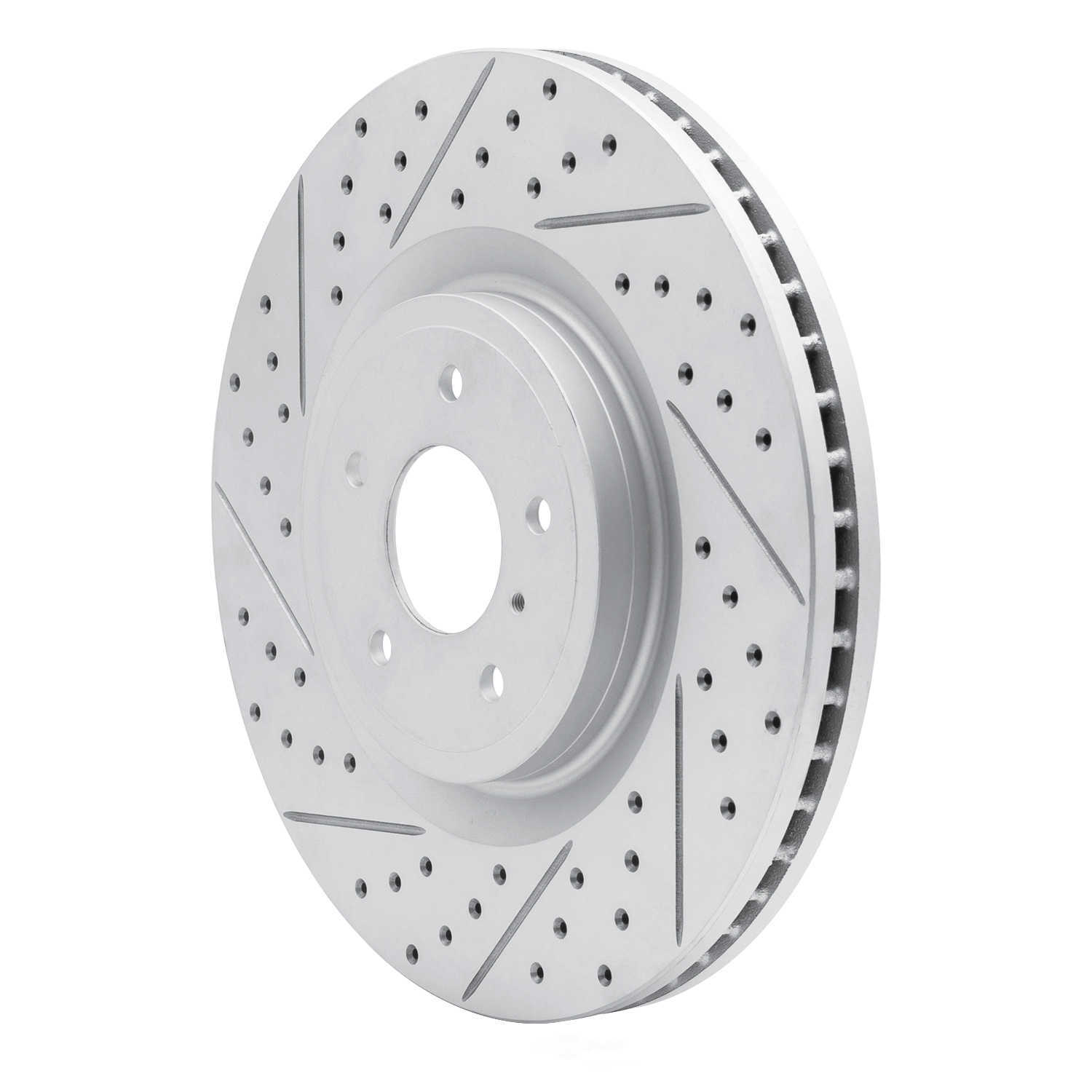 Dynamic Friction Company 830-68012L DFC Geoperformance Rotor - Drilled and Slotted