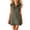 Army Green, variant on Summer Women's Sleeveless Mini Tank Dress V Neck Solid Color Basic Daily Casual Outer Attire