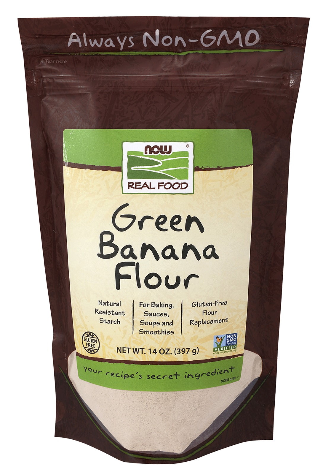 Green Banana Flour Now Foods 14 oz Powder