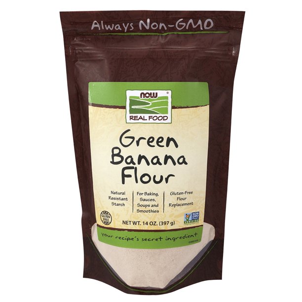 Green Banana Flour Now Foods 14 oz Powder - Walmart.com - Walmart.com
