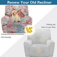 thumbnail image 4 of HELLHERO Cardinal Print Recliner Couch Covers Cherry Blossom Print Lazy Boy Recliner Covers That Stay in Place Dust-proof Fitted Couch Cover for Reclining Couches, 4 of 8