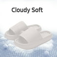thumbnail image 2 of Cloud Slides for Women and Men Sandals, House Pillow Slippers Bathroom Super Soft Comfy Shower Slide Sandals for Indoor and Outdoor, 2 of 7