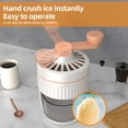 thumbnail image 3 of Shaved Ice Machine - Hand Crank Slushie Maker Machine with Free Ice Cube Tray Portable Snow Cone Machine with Stainless Steel Blades for Ice Cream / Snowcone, 3 of 9