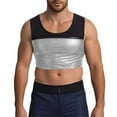 thumbnail image 2 of Sauna Suit Vest for Men,Sweat Tank Top Waist Trainer for Men Compression Workout Enhancing Vest Compression Suit, 2 of 6