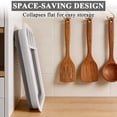 thumbnail image 6 of Aovky Collapsible Dish Drying Rack, Portable 4-Compartment Dish Drainer with Drainboard, Utensil and Plate Organizer, Space-Saving Kitchen Storage Tray for Counter, RV, Camper, Travel Trailer, 6 of 8