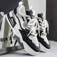 thumbnail image 2 of Men's Low Top Mesh Skate Sneakers, Lace Up Breathable Fashion Casual Shoes for Daily Street Wear, 2 of 4