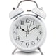 thumbnail image 3 of Reloj despertador analógico con campanas gemelas extra fuertes,funciona con pilas de cuarzo con retroiluminación, relojes decorativos vintage. Levamdar CDWJ528-3, 3 of 4
