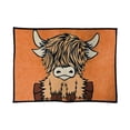 thumbnail image 3 of Bowayaoa Upland Cow Shape Non-Slip Bathroom Rug Cute Bedside Mat Soft Absorbent Doormat for Living Room Home Decor, 3 of 7