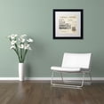 thumbnail image 4 of Trademark Fine Art "Postcard Sketches IV" Canvas Art by Anne Tavoletti, White Matte, Black Frame, 4 of 5