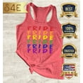 thumbnail image 2 of S4E Women's Pride Gay LGBTQ Rainbow Racerback Slim Fit X-Small Red, 2 of 4