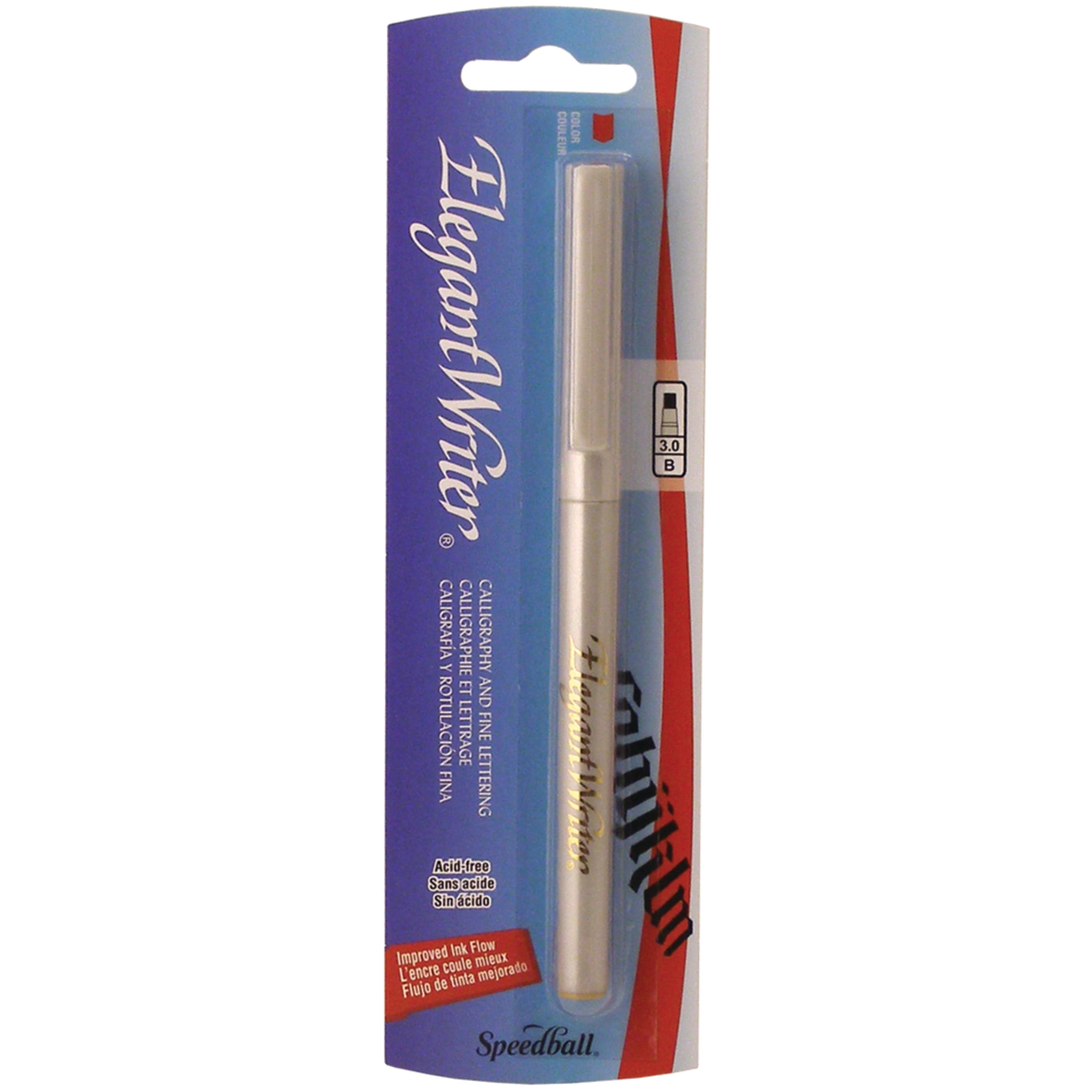 Elegant Writer Calligraphy Pen, Broad, Gold