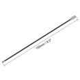 thumbnail image 3 of Unique Bargains 150mm Length PVC Coated Stainless Steel Keyring Loop Cable Black 6 Count, 3 of 6