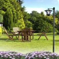 thumbnail image 5 of 1.5M LED Solar Powered Garden Lamp Post Lamppost Lantern Light Decor, 5 of 7