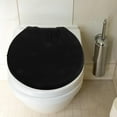 thumbnail image 6 of FONDOTIN Black Toilet Lid and Tank Cover Set, 2 Pieces, Toilet Tank Pad for Bathroom Accessories, 6 of 7