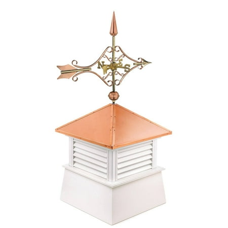Good Directions 30" Square Manchester Vinyl Cupola with Standard Victorian ArrowH