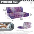 thumbnail image 6 of Pzuqiu Purple Marble Pattern Rv Dinette Cushion Cover Non-Slip 2Pcs Camper Cushions Cover Moisture Wicking Inside Camper Accessories Loveseat Covers for Travel Trailer, 6 of 6