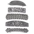 thumbnail image 1 of Milaget 5x Plume Fleur Ressort Barrette Cheveux Convexe Pince Pince Headress, 1 of 9