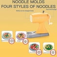 thumbnail image 3 of Maker Kitchen Play Kit Pasta Toys Kids Dough Tools Noodle Toy Machine Set Playset Playset Accessories Educational 1pc, Kitchen Set Kids Birthday Weeke, 3 of 5