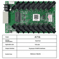 thumbnail image 3 of A716 Receiving Card 75E Full-Color LED Display Receiving Card Video Wall Controller Onboard HUB75Ex16 for Led Display, 3 of 6