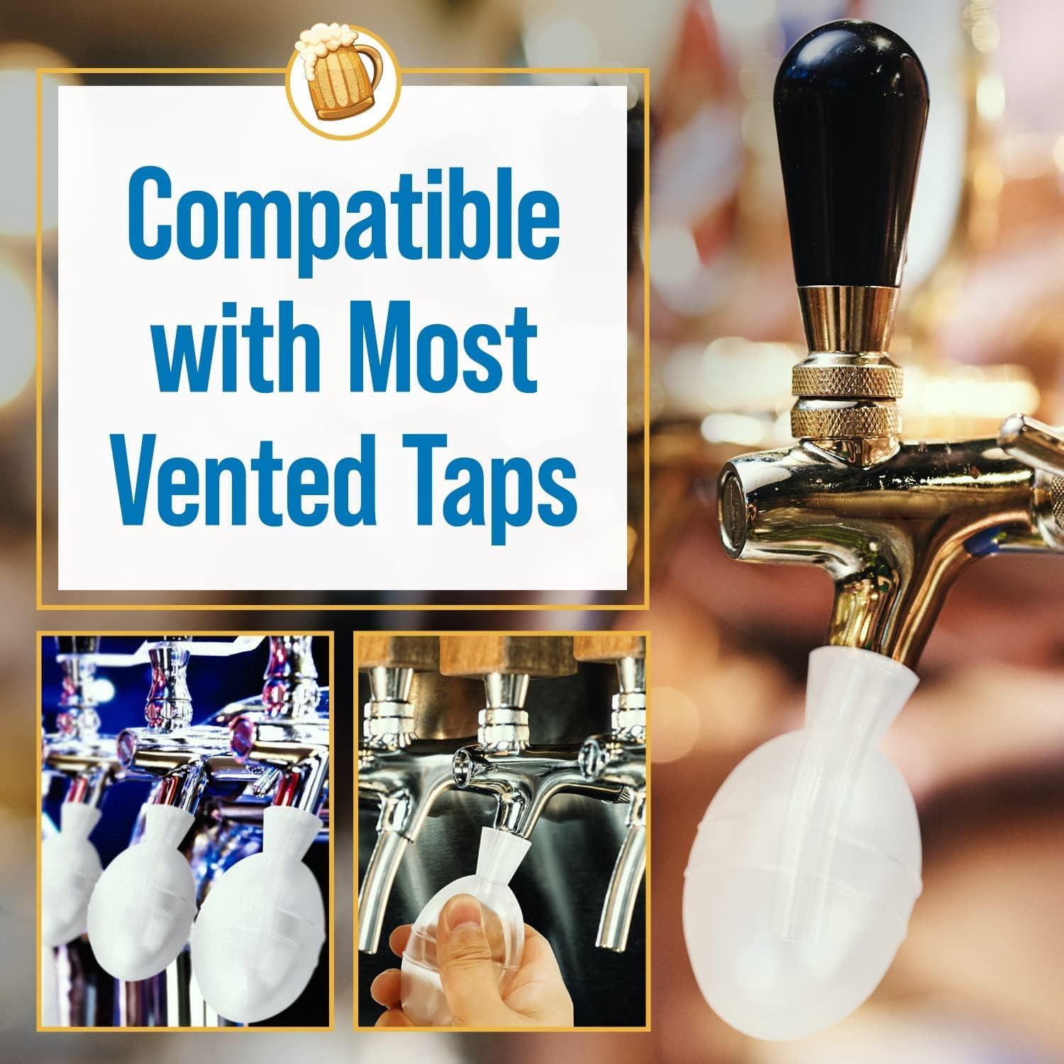3 Pack Draft Beer Tap & Keg Cleaning Kit – Ball Device, Plug Alternative, Line Faucet Cleaner - Liquid