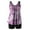 Purple, variant on FcBaudy Womens Swimsuits Two Piece Swimsuit for Women Bathing Suit for Women Tankini Swimsuits for Women Women Plus Size Print Bowknot Set Two-Piece Swimsuit Swimwear Shorts Women Swimsuit