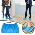 thumbnail image 2 of WUSUOWEI 100PCS Disposable ShoeCovers,Non Slip,Durable Non Woven Fabric BootCovers,Large Size Fits Most Shoes,Recyclable Protectors Suitable for Work Boots,Factories,Homes and Other Places, 2 of 7