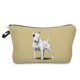 thumbnail image 1 of Bolsa de cosméticos divertida Bull Terrier Dog, neceser de viaje, estuche de lápices, estampado de transferencia de calor para niños, organizador de maquillaje para mujeres qiuyongming unisex, 1 of 2