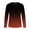 00&Watermelon Red126, variant on Lullu Boys Swim Shirt Long Sleeve Rash Guard Gradient Quick Dry UPF50 Swim Top, Sizes 3-14