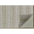 thumbnail image 4 of HomeRoots 511459 2 x 3 ft. Tan Gray & Silver Striped Hand Woven Rectangle Area Rug, 4 of 5