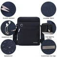 thumbnail image 6 of Tinyat Mens Shoulder Crossbody Sling Bag Waterproof Work Business Messenger Bag for Hiking Traveling Blue, 6 of 6