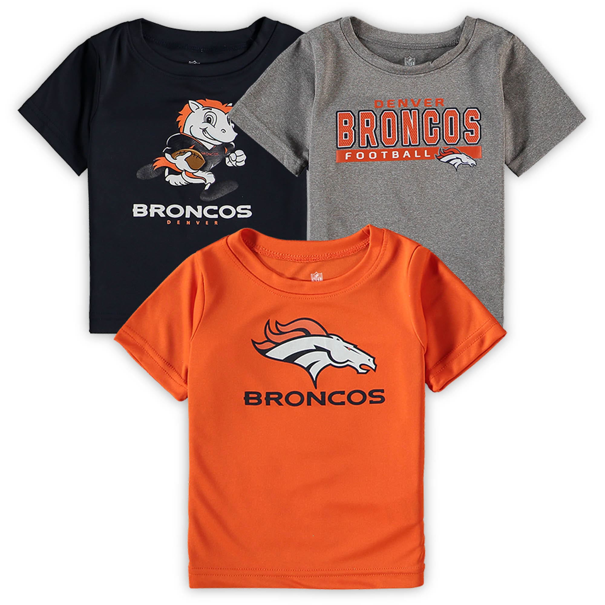 Kids Printed Denver Broncos Replica Cool T Sports T Shirt Men's Womens 