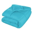 thumbnail image 2 of BNM Solid Comforter Down Alternative Bedding, California King, Winter Blue, 2 of 8