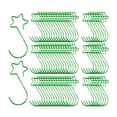 thumbnail image 1 of 100x Ganchos para árboles de Navidad, Forma de Estrella, Ganchos Resistentes para Bolas de Navidad, Ganchos para Adornos Navideños, Perchas de Metal P Verde, 1 of 8