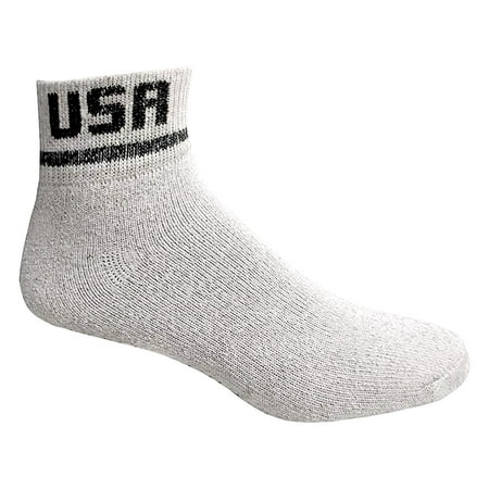

Womens Wholesale Winter Cotton Crew Socks - White USA Sport Casual Socks For Women - 9-11 - 36 Pack