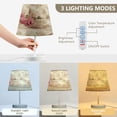 thumbnail image 4 of BZSMCE Table Lamp Creative Kittens Tea Set Roses Simple Pattern Night Light, 4 of 8