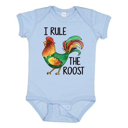 

Inktastic Farmer I Rule The Roost Rooster Boys or Girls Baby Bodysuit