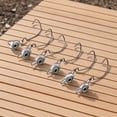 thumbnail image 4 of Ganchos manivela púas Cabezales plantilla Swimbait 10pcs 3.5G-10G Ojo pescado Acero carbono para la plataforma Texas Ned, 4 of 9